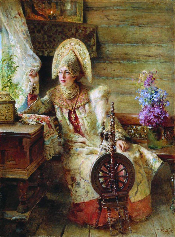 boyaryshnya in a window